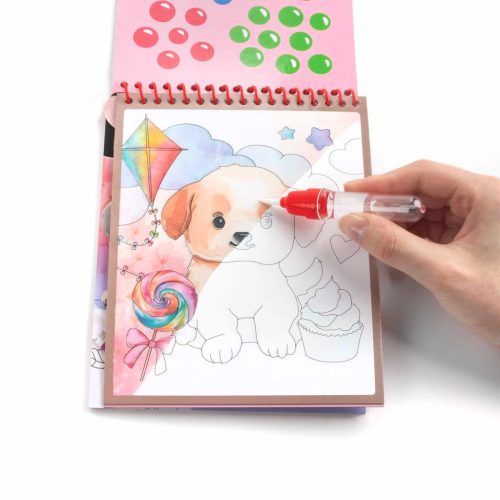 Festés vízzel, kutyusok, Kidea mágikus színező, 15x19cm