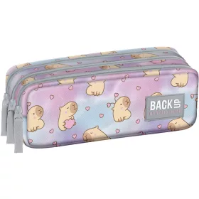   Kapibara tolltartó, beledobálós, 3 rekeszes, BackUp, 2026, G04, szivecskékkel