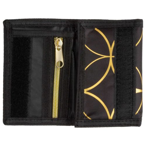 Lányos pénztárca, 12x8cm, DF39, fekete-arany
