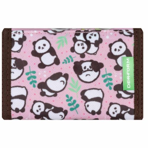 Pandás pénztárca, 12x8cm, PA10