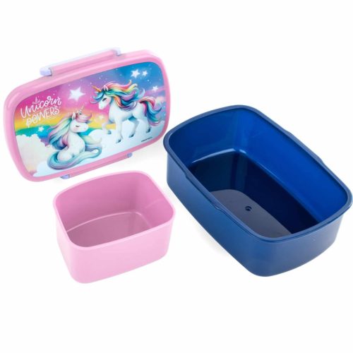 Unikornis uzsonnás doboz, JR16, Unicorn Powers