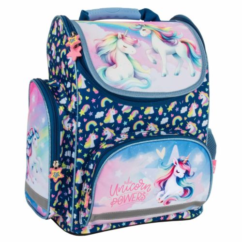Unikornis ergonómikus iskolatáska 37x27x16cm, JR16, Unicorn Powers