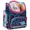Lovas ergonómikus iskolatáska 37x27x16cm, KO23, rózsaszín-kék