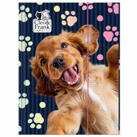 Cleo and Frank gumis mappa A/4, CF44, kutyás, spániel