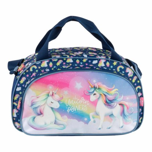 Unikornis sporttáska, 39x24x12cm, JR16, Unicorn Powers