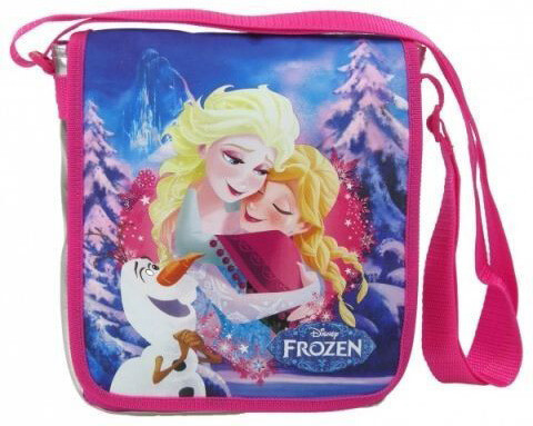 Jégvarázs válltáska, 25x21x6cm, KL17, Elsa, Anna és Olaf
