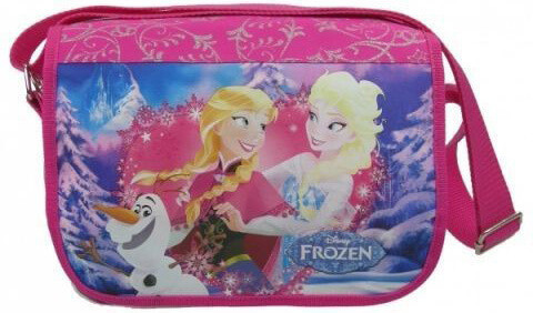 Jégvarázs válltáska, 22x24x8cm, KL17, Elsa, Anna és Olaf