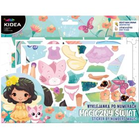 Matricázz számok szerint, Kidea, kislány cicával