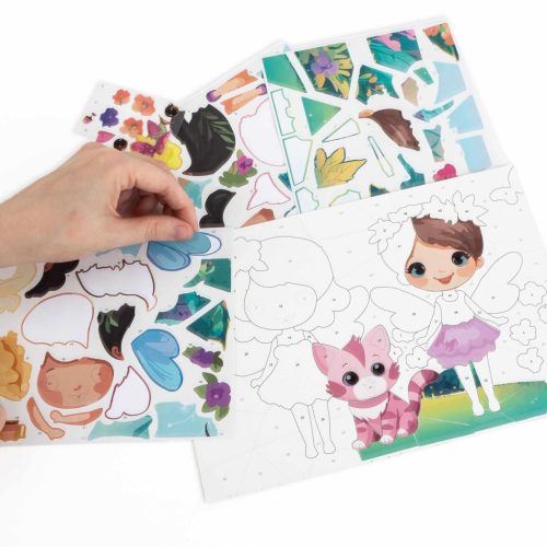 Matricázz számok szerint, Kidea, kislány cicával