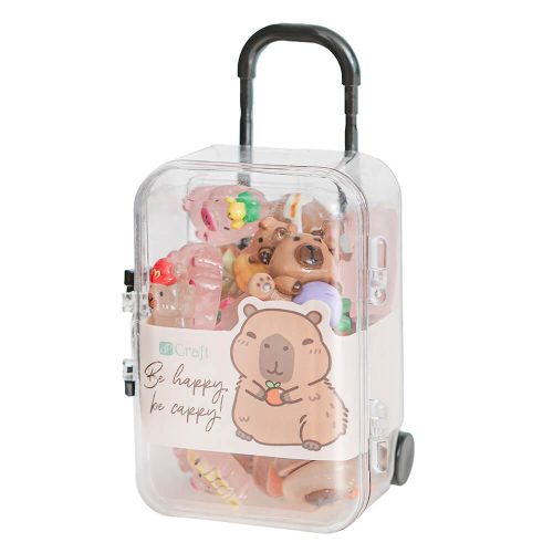 Kapibara 3D charm szett, 20 db/szett