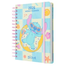 Stitch határidőnapló, heti tervező, A/5, 2026