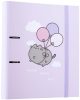 Pusheen cicás gyűrűskönyv A/4, 2 gyűrűs, Moments, lila