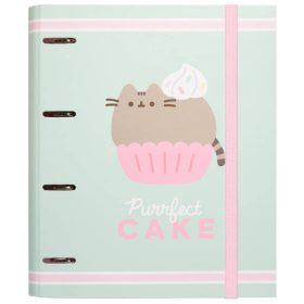   Pusheen cicás gyűrűskönyv A/4, 4 gyűrűs, Foodie Collection