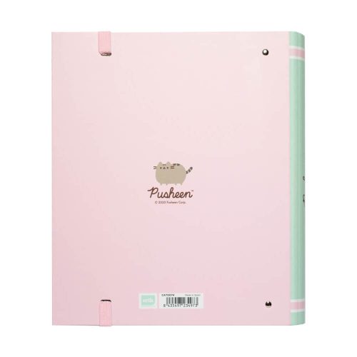 Pusheen cicás gyűrűskönyv A/4, 4 gyűrűs, Foodie Collection