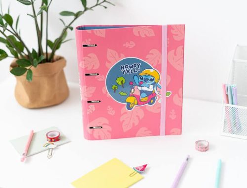 Stitch gyűrűskönyv A/4, 4 gyűrűs