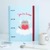 Pusheen cicás gyűrűskönyv A/4, 4 gyűrűs, Purrfect Love Collection