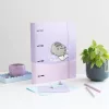 Pusheen cicás gyűrűskönyv A/4, 4 gyűrűs, Moments, lila