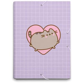 Pusheen cicás füzetbox A/4, Moments, lila