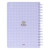 Pusheen cicás spirál napló, A/5, 90 lapos, Moments, lila