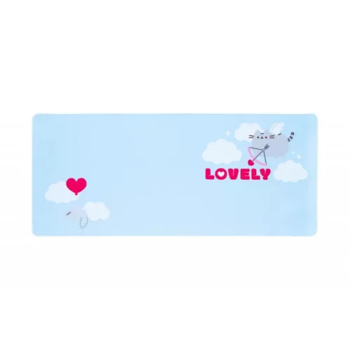 Pusheen cicás egér alátét, gamer egérpad, 80x35cm, Purrfect Love Collection