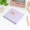Pusheen cicás jegyzettömb készletjelölőcímkékkel, heti tervezővel, Moments, lila