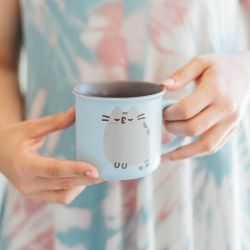 Pusheen cicás bögre, kerámia, 380ml, Purrfect Love Collection