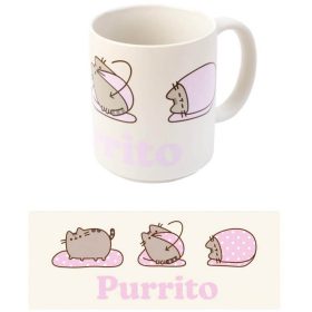 Pusheen cicás bögre, kerámia, 350ml, Purrito