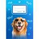 Süni tűzött füzet A/5, 32 lap lecke, ICO, dogs, kutyás