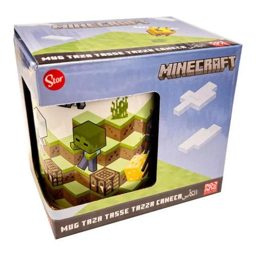 Minecraft bögre, porcelán, 325ml, díszdobozban