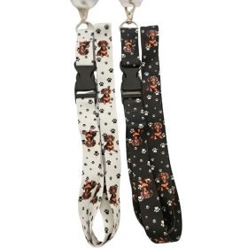 Állatos kulcstartó, nyakba akasztós, tacskós, kétféle