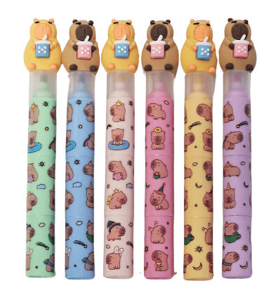 Kapibara szövegkiemelő, 3 színnel, többféle változat