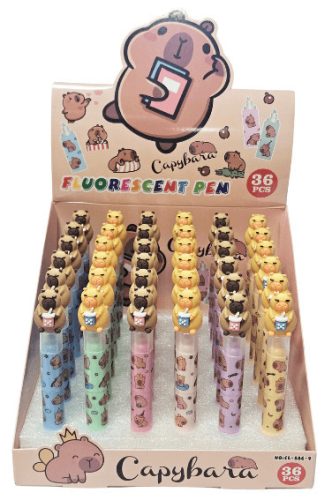 Kapibara szövegkiemelő, 3 színnel, többféle változat