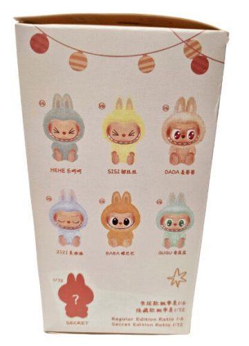 Meglepetés plüss plüssfigura, Labubu design, kb. 15cm
