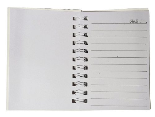 Cicás spirál notesz, 7x10, vonalas, többféle változat