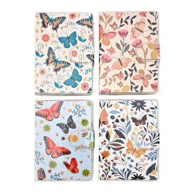   Lepkés notesz, A/7, 7,5x10,5cm, tépőzáras záródással, vonalas, többféle változat (1500-23)