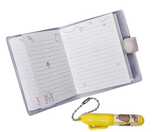 Kapibara notesz tollal, 5,7x7cm, többféle változat