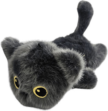 Illatos, cica plüssfigurák, 3 féle színben, 18 cm hosszú