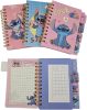 Stitch notesz, vonalas, 9,5x11,5cm, 4 féle