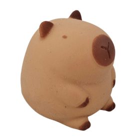 Kapibara stresszlabda 8x7cm-es, hálós tartóban