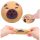Kapibara stresszlabda, squishy, kb. 5 cm-es, átlátszó tasakban