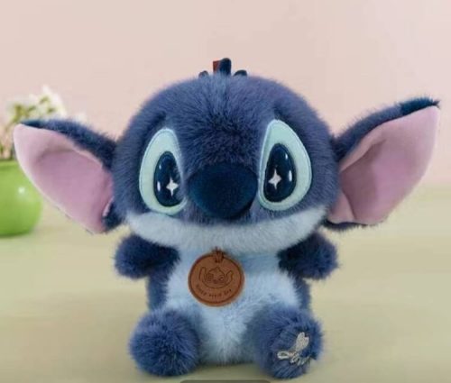 Stitch pihe-puha plüssfigura, 18 cm magas