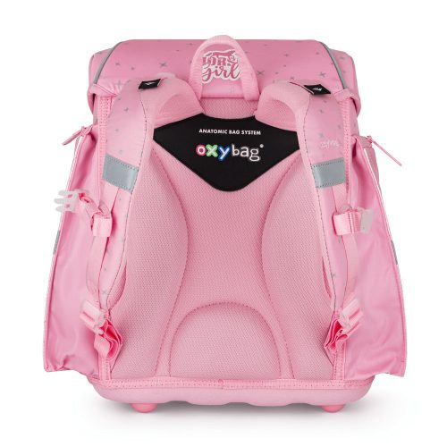 OXY Premium Light mágneszáras iskolatáska szett tolltartóval és tornazsákkal, Horse romantic