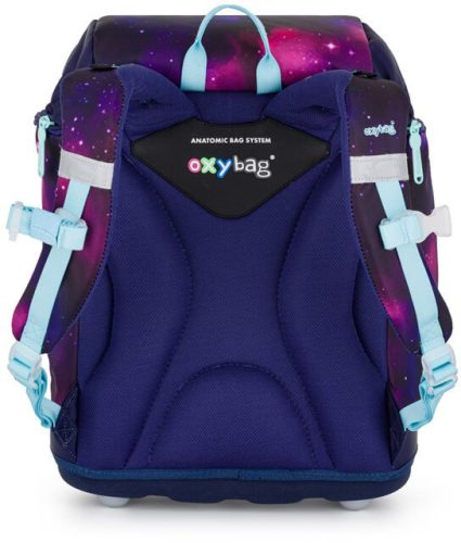 OXY Sherpy iskolatáska szett, hátizsák tolltartóval, tornazsákkal és extra díszekkel, Butterfly, sötétkék