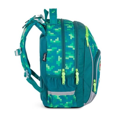 OXY GO iskolatáska szett, hátizsák tolltartóval és tornazsákkal, Minecraft mintás, Playworld