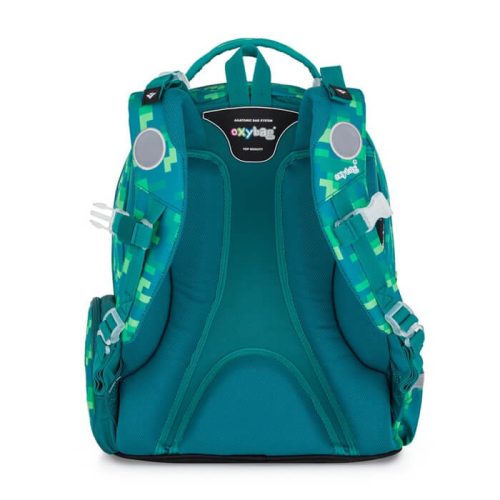 OXY GO iskolatáska szett, hátizsák tolltartóval és tornazsákkal, Minecraft mintás, Playworld
