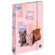 Cicás füzetbox A/4, Pets, rózsaszín