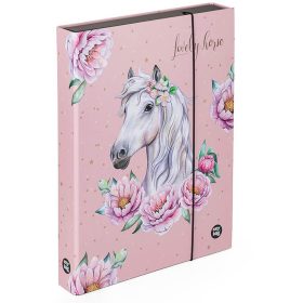 Lovas füzetbox A/4, jumbo, Lovely horse