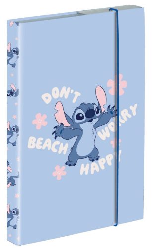 Stitch füzetbox A/4, Don't worry, beach happy