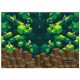 Irattartó tasak A/4, patentos, műanyag, Playworld, Minecraft mintás