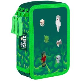   Minecraft mintás tolltartó 3 emeletes, üres, OXY 2026, Playworld